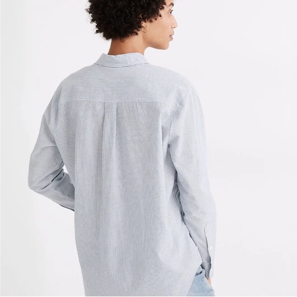 Madewell Striped Button- Up - Small - Picture 3 of 8